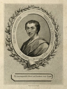 John Jebb. Stipple engraving by C. Knight.