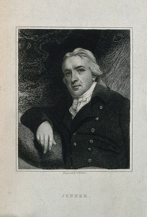 view Edward Jenner. Stipple engraving by G. Stoddart after J. R. Smith, 1800.