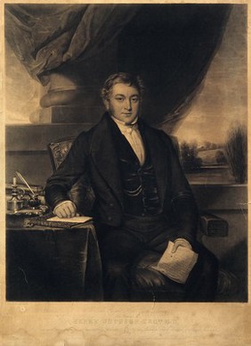 Henry Jephson. Mezzotint by C. E. Wagstaff, 1842, after T. Barber.