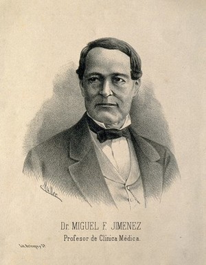 view Miguel Francisco Jimenez. Lithograph by Muller.