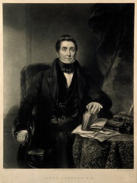 James Johnson. Mezzotint by G. H. Phillips, 1835, after J. Wood.