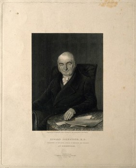 Edward Johnstone. Stipple engraving by W. Radclyffe, 1839.