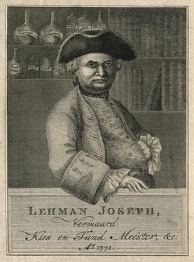 Lehman Joseph. Line engraving by C. Bogerts, 1771, after D. Mulder.