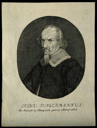 Ludovicus Jungermann. Line engraving.