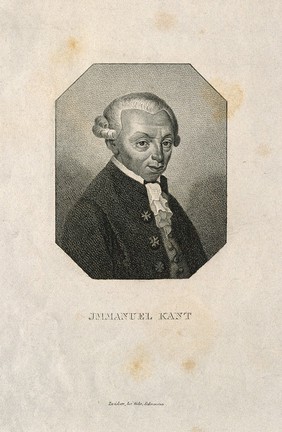 Immanuel Kant. Stipple engraving by F. W. Bollinger.