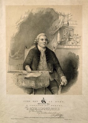 John Kay. Lithograph by W. Physick, 1843.