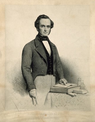 Alexander Keiller. Lithograph by F. Schenck after L. J. Ghémar, 1850.