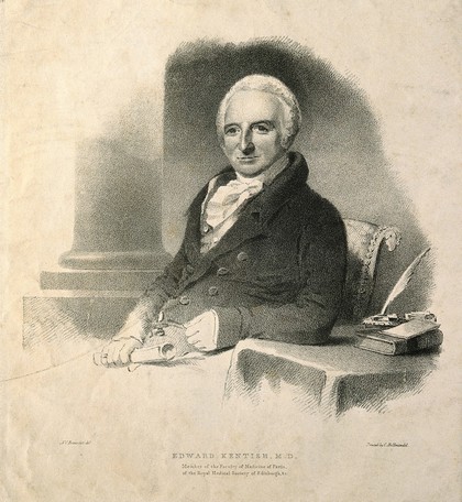 Edward Kentish. Lithograph after N. C. Branwhite.
