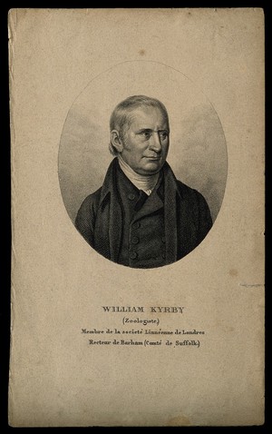 view William Kirby. Stipple engraving by A. Tardieu after H. Howard.