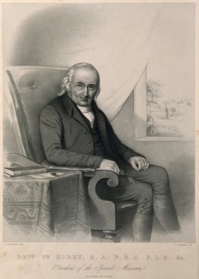 William Kirby. Lithograph by T. H. Maguire, 1851, after F. H. Bischoff.