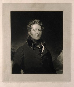 Sir William Knighton. Mezzotint by C. Turner, 1823, after Sir T. Lawrence.