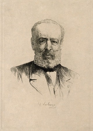 Léon Labbé. Etching by A. de Lalauze, 1891.