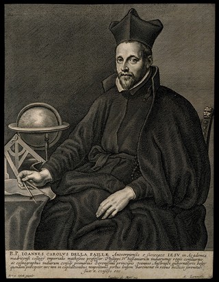 Joannes Carolus de La Faille. Line engraving by A. Lommelin, 1646, after A. van Dyck.