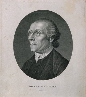 Johann Caspar Lavater. Line engraving by R. Rhodes, 1792.