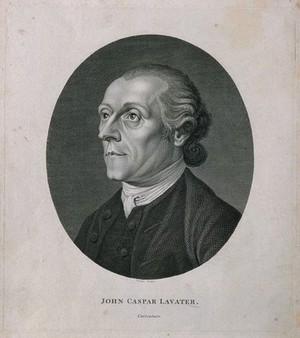 view Johann Caspar Lavater. Line engraving by R. Rhodes, 1792.