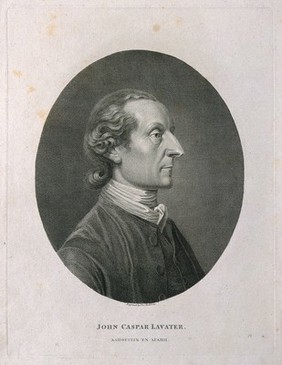 Johann Caspar Lavater. Line engraving by T. Holloway.