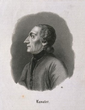 Johann Caspar Lavater. Stipple engraving.