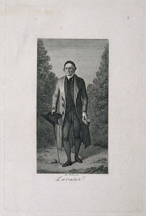 view Johann Caspar Lavater. Line engraving by J. Stöber, 1841.