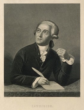 Antoine Laurent Lavoisier. Stipple engraving by W. C. Sharpe after J. L. David.