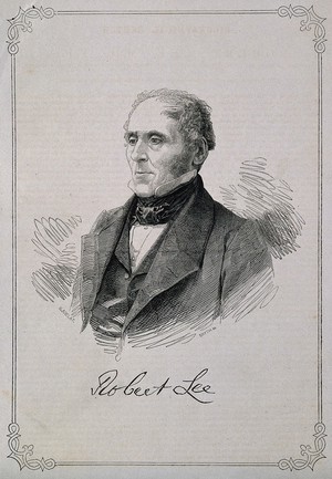 view Robert Lee. Wood engraving by Smyth, 1851, after J. Mayall.