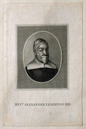 Alexander Leighton. Line engraving after W. Hollar.