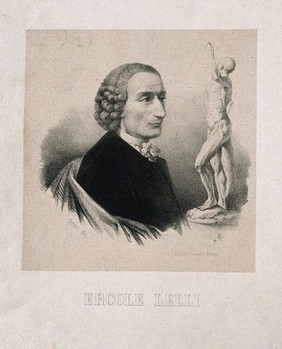 Ercole Lelli. Lithograph by Bettini.