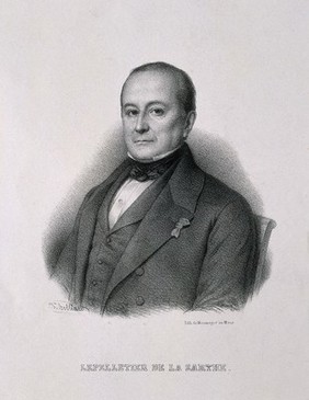 Almire René Jacques Lepelletier de La Sarthe. Lithograph by Monnoyer after Z. Belliard.