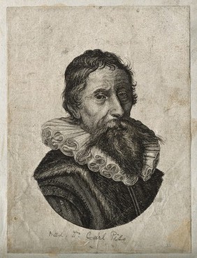 Johan Fonteyn. Etching after J.H. Muller.