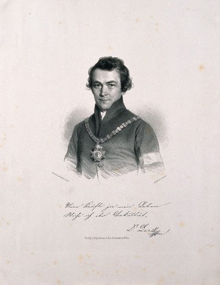 Johann Alexander Lerch. Lithograph by Georg Decker.
