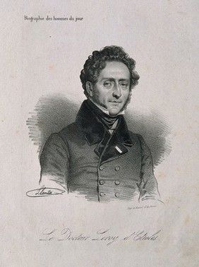 Jean Jacques Joseph Leroy d'Étiolles. Lithograph by J.F.G. Llanta.