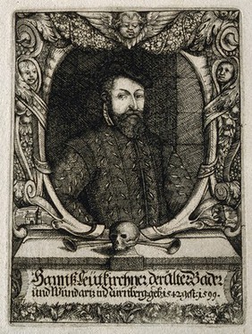 Hans Leutkirchner, the elder. Reproduction of etching.