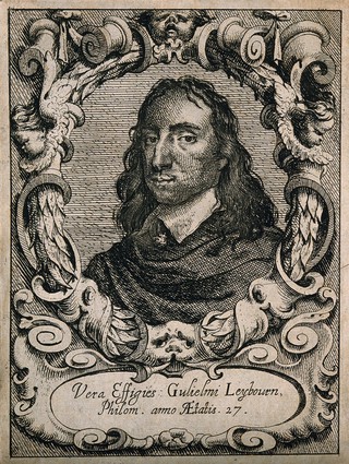 William Leybourn. Etching, 1653.