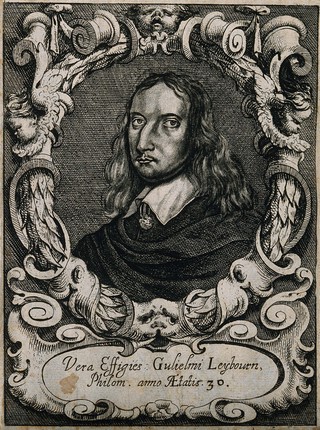 William Leybourn. Etching.