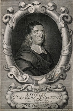 William Leybourn. Line engraving by R. White, 1690, after himself.