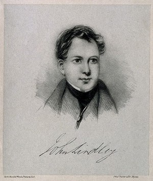 view John Lindley. Lithograph, 1837.