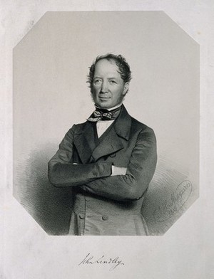 view John Lindley. Lithograph by T. H. Maguire, 1849.