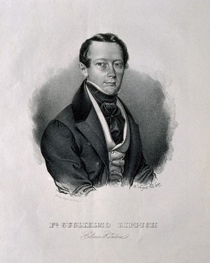 view Franz Wilhelm Lippich. Lithograph by A. Sorgato, 1837.