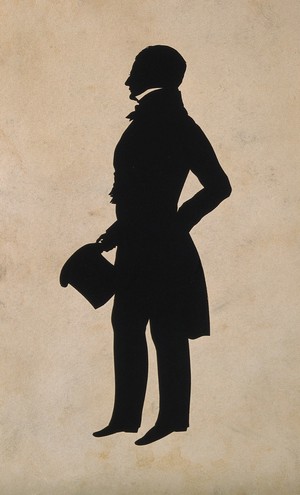 view Robert Liston. Printed silhouette.