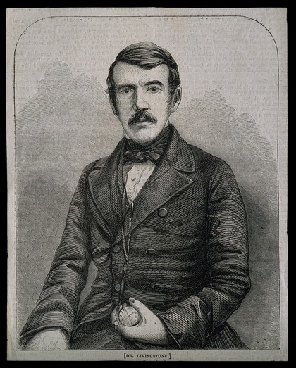 David Livingstone. Wood engraving by G. F. Sargent.