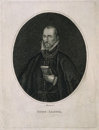 Humphrey Llwyd. Stipple engraving by R. Clamp, 1795.