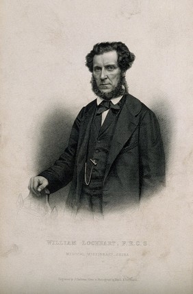 William Lockhart. Stipple engraving by J. Cochran after Maull & Polyblank.