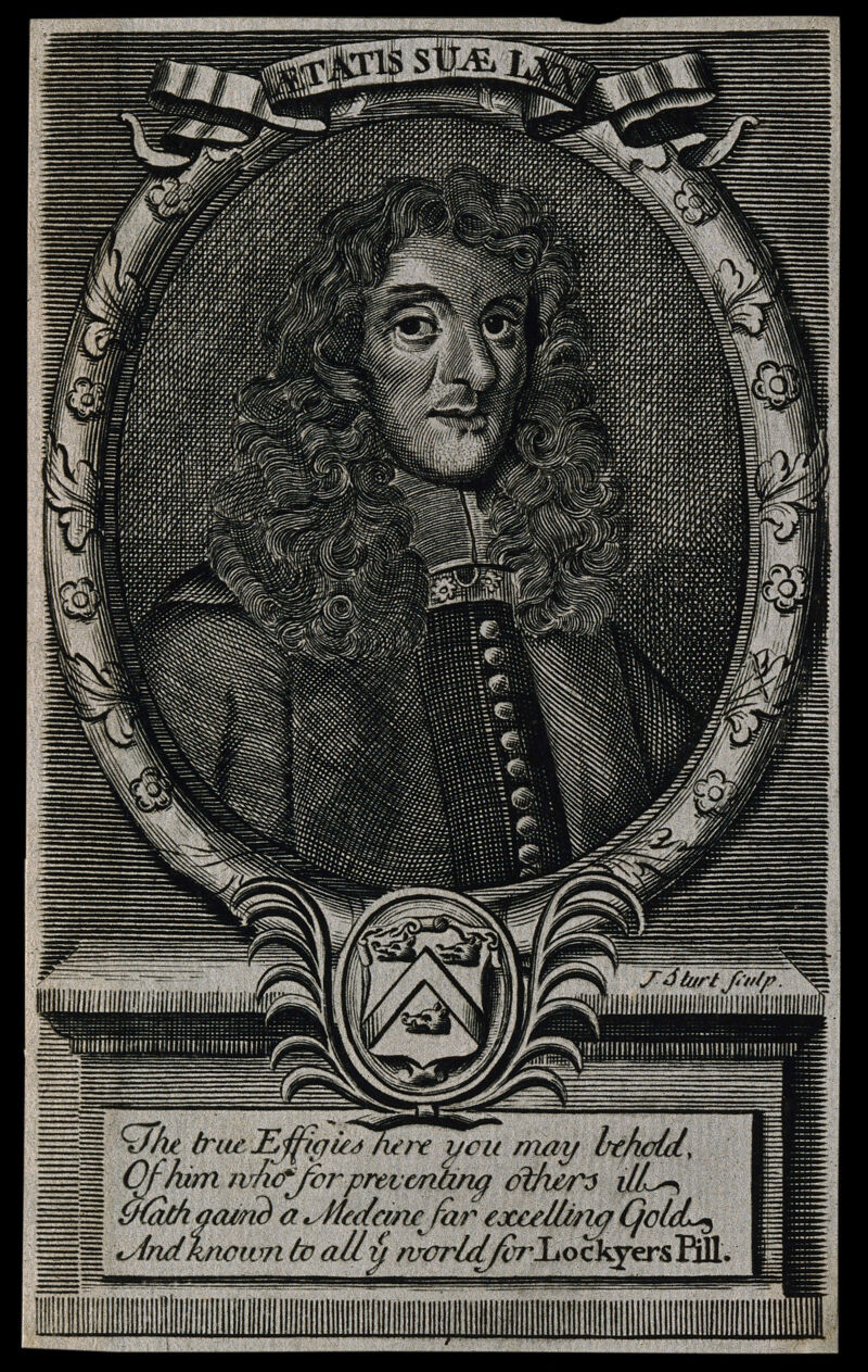 Lionel Lockyer. Line engraving by J. Sturt., by John Sturt