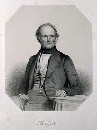 Sir Charles Lyell. Lithograph by T. H. Maguire, 1849.