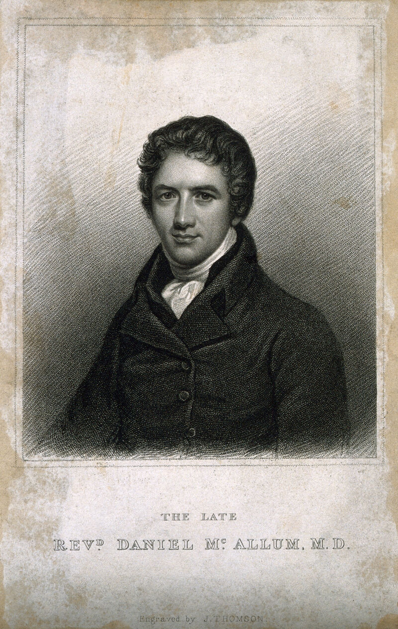 Daniel McAllum. Stipple engraving by J. Thomson, 1829., by James Thomson