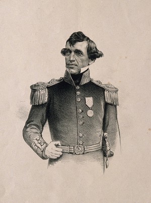 view Robert McCormick. Lithograph, 1844.