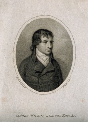 view Andrew Mackay. Stipple engraving by J. Heath after A. Robertson.