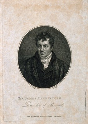 Sir James Mackintosh. Stipple engraving by W. Ridley, 1804, after J. Opie.