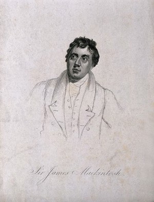 view Sir James Mackintosh. Stipple engraving after Sir T. Lawrence.