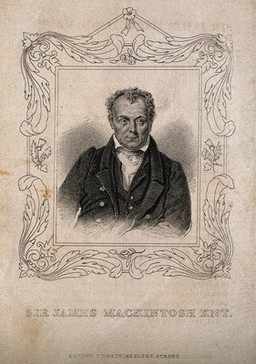 Sir James Mackintosh. Stipple engraving after W. Derby.
