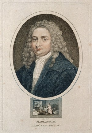 view Colin Maclaurin. Coloured stipple engraving by R. Page, 1814.